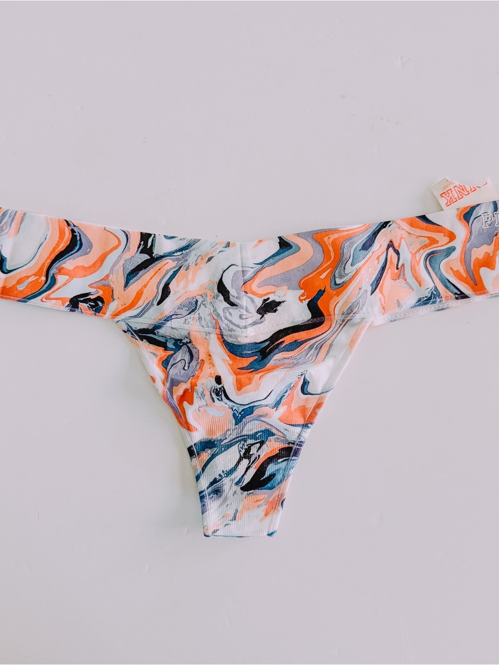 Victoria’s Secret | PINK Multi Color Extra Low Rise Thong. Size Small